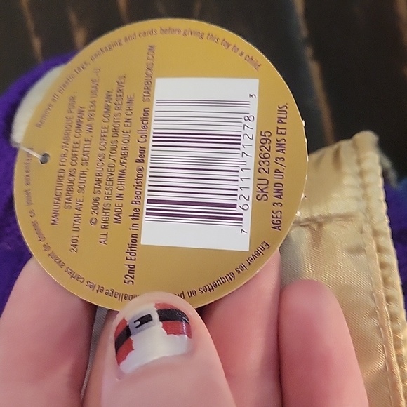 NWT Starbucks Bearista 2006 - Picture 5 of 7